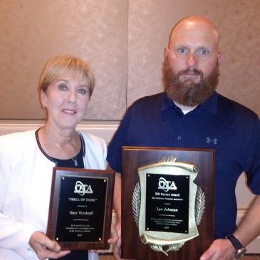 Lyn Johnson & Gary Woodruff honored